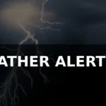 Radar image showing storm activity and tornado tracking across the United States