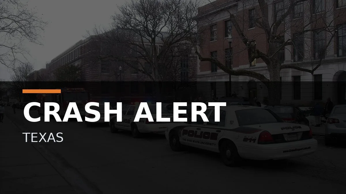 Police investigate a deadly crash scene along a Texas highway